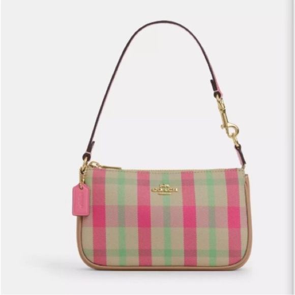 Coach Nolita 19 With Plaid Print # CBK65 - Picture 1 of 11